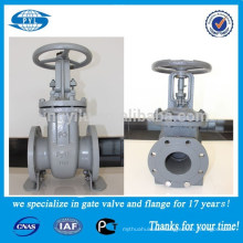 Cheap price double disc ductile cast iron gate valve for reducing hydraulic pressure